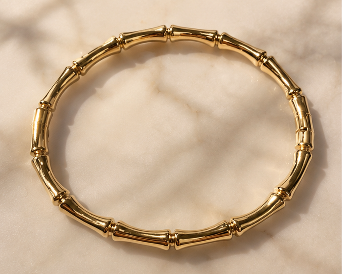 Bangle Bangle | 18K Gold Plated Bamboo Bangle