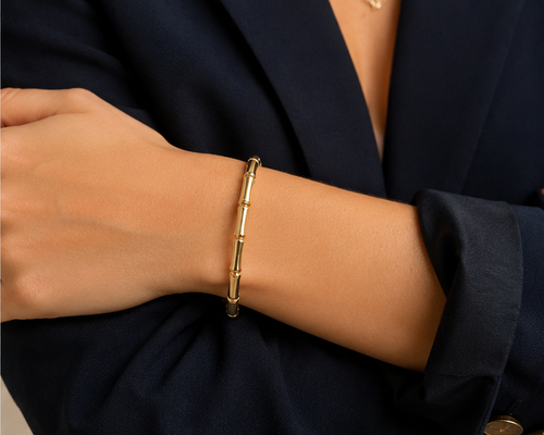 Bangle Bangle | 18K Gold Plated Bamboo Bangle