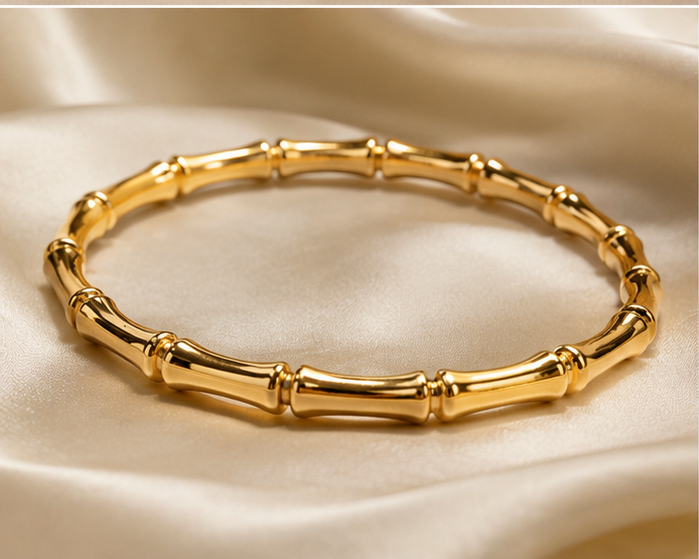 Bangle Bangle | 18K Gold Plated Bamboo Bangle