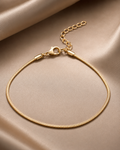 18K Gold Plated Snake Chain Bracelet image 0