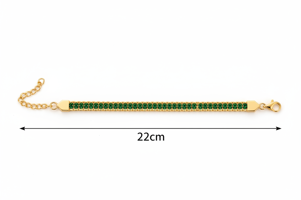 Bracelet with 22cm length underneath