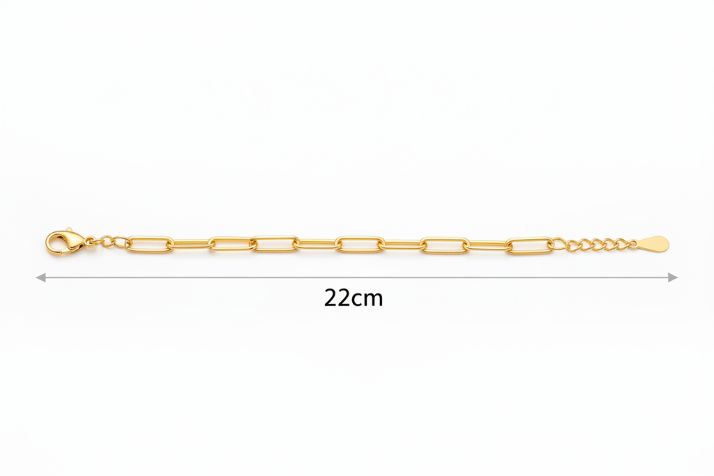 Bracelet with 22cm length underneath