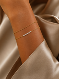 18K Gold Plated Bead Bracelet Set image 0