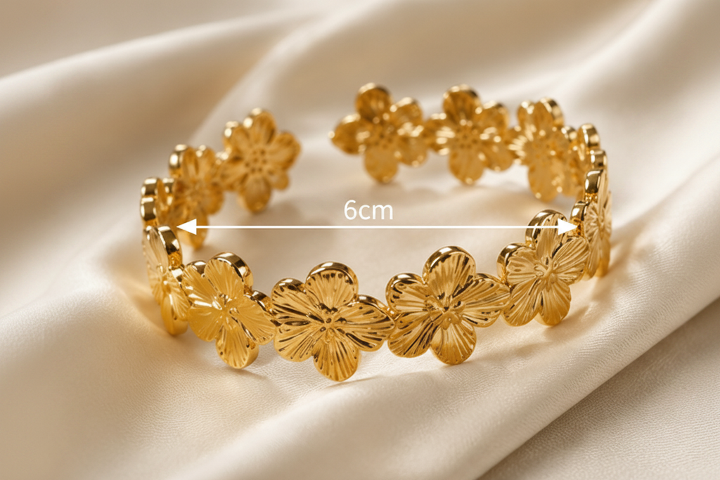 Daisy Bangle with 6cm Internal Width