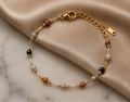 18K Gold Plated Multi-Beaded Bracelet image 0